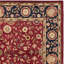 Tapis rouge / bleu marine en laine touffeté à la main Cranmore-19260727