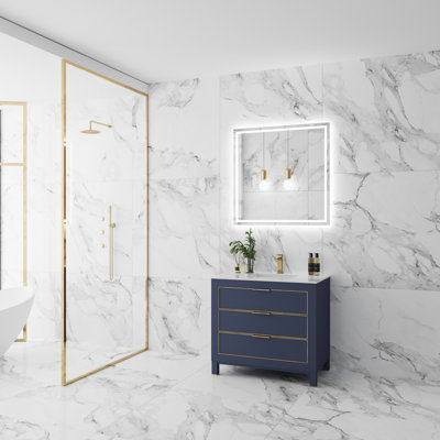 Meuble-lavabo simple 36 po Awa