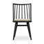 Lewis Windsor Chair With Cushion-Black Oak