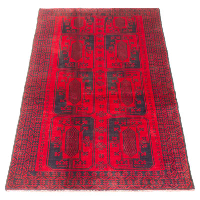 Teimani Red Rug 3'6" x 6'5"