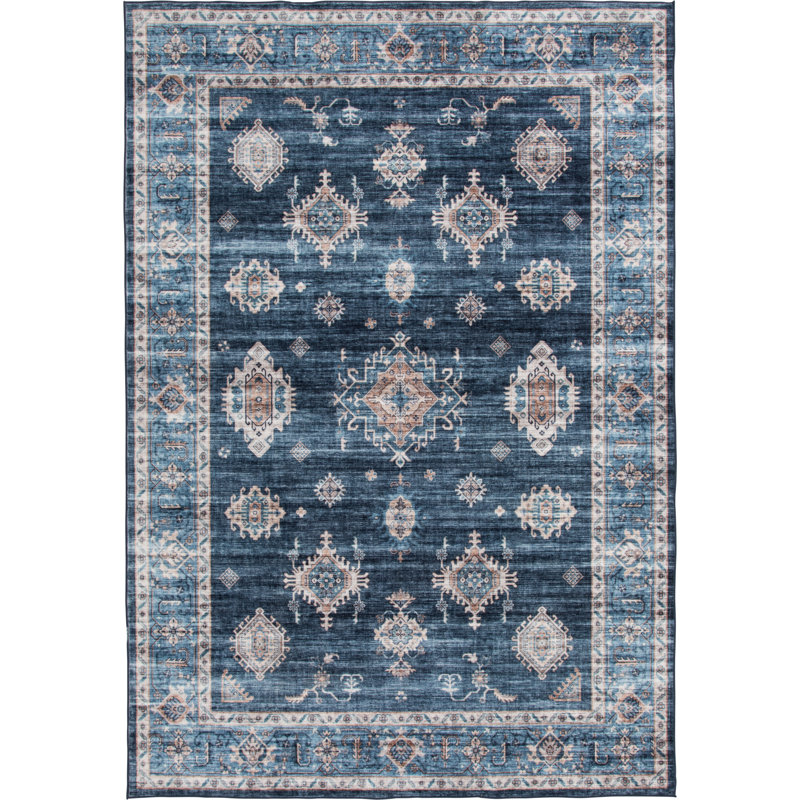 Tapis rectangulaire Gamari avec envers antidérapant, Rectangle 5 pi x 7 pi
