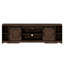 Meuble télé pour téléviseur de 85 po ou moins avec portes de grange coulissantes et rangement ouvert Laziza -2115749129