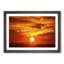 Striking Orange Sunset in Abstract - Picture Frame Painting Print-55615647-55615651