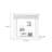 Beige Solid Wood Electric Fireplace-1148487283