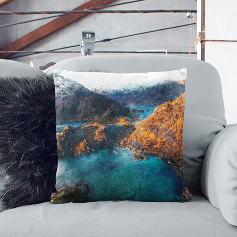 Square Cushion, 55cm H x 55cm W x 20cm D, Black