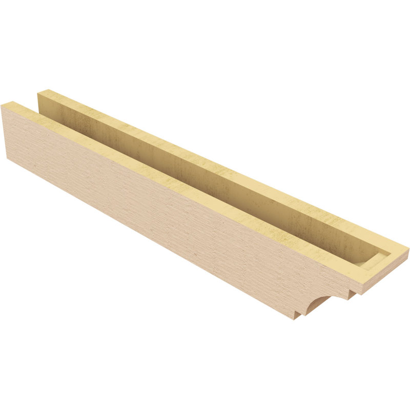 Bois de méditerranée TimberThane Ra partier, brun clair apprêté, H 4 po x l 28 po x P 4 po