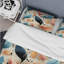 Ensemble de housse de couette bleu et beige-1470495581