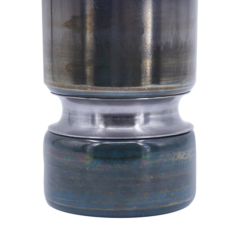 D5.1x13.2 "Vase en verre