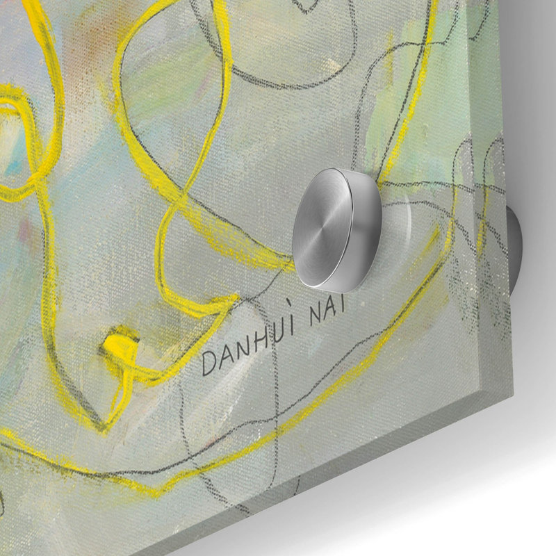 «Strings Of Light 1» par Danhui Nai, art mural en verre acrylique, H 36 po x l 36 po x P 0,2 po