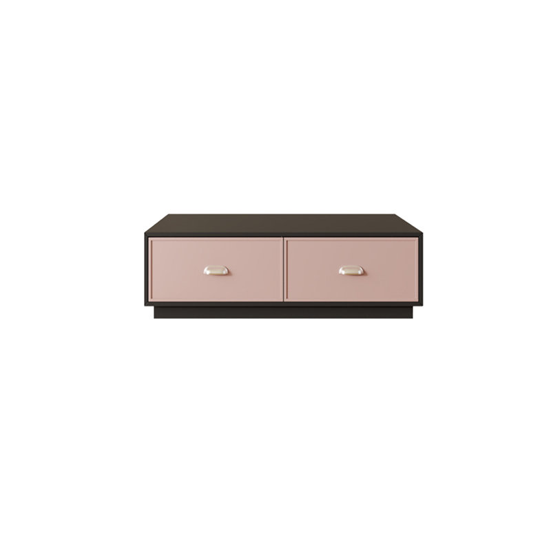 Table basse en bois de style rétro minimaliste, H 13,78 po x L 39,37 po x l 15,75 po
