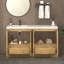 Meuble-lavabo autoportant 59 po avec lavabo gauche en acrylique renforcé Monterey-4094931-26751308