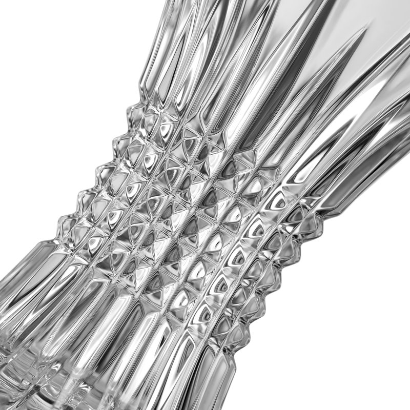 Lismore Diamond Vase, 8" H x 6" W x 6" D