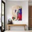 Leap Of Freedom Modern Contemporary Dolphin Wall Art Print 1 Piece Wrapped Canvas Wall Art-1017092157