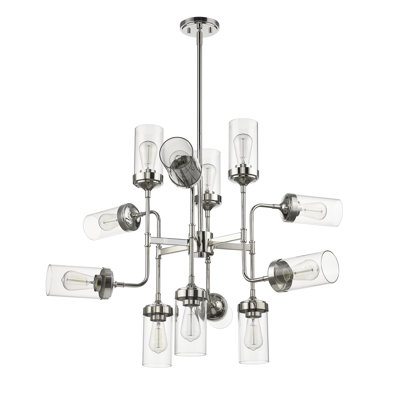 Lustree linéaire 12 lumières spoutnik modern Grantham