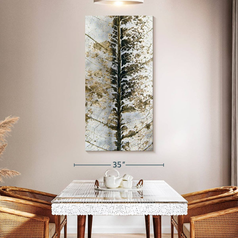 Leaf Structure, 54" H x 27" W