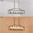 Tanzi 6 - Light Iron Dimmable Kitchen Island Square / Rectangle Chandelier