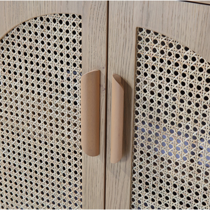Meuble-lavabo de 48 po avec plateau en quartz Emir, Chêne pacane