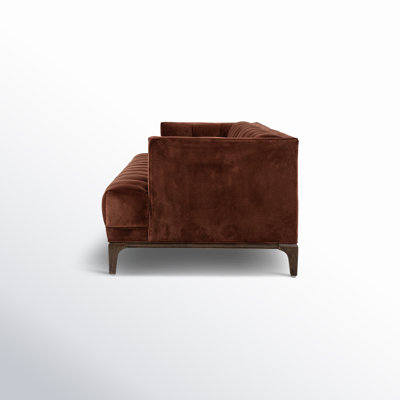Bari 91'' Tufted Tuxedo Sofa