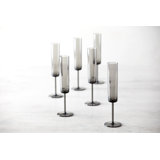 Fortessa Urbo Outdoor CoPolyester, 6 Ounce Champagne Flute (Set of 6), Sage Green