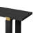 U_Style 62.9" Modern Minimalist Console Table, Solid Wood Entryway Sofa Table With Metal Accents, Built-In Shelf, For Living Room, Hallway (3 Colors: Black, Gray, Natural)-98802547