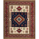 Indo Kazak Wool Area Rug