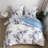 Lunaria 100% Long-Staple Cotton Duvet Cover – 3 Piece Palm Leaf Bedding, Soft & Breathable-1506192992