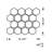 3" x 3" Marble Honeycomb Mosaic Wall & Floor Tile