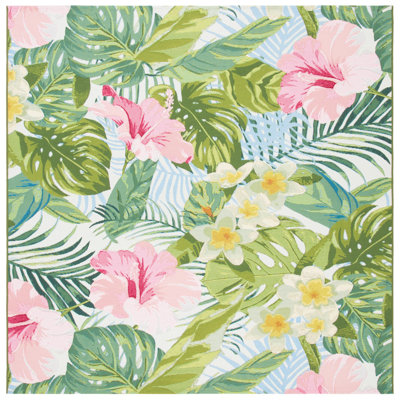 Tapis d'intérieur / extérieur floral Ithaca 500 Performance
