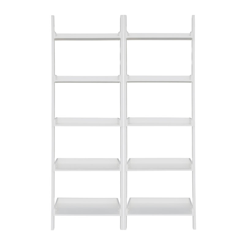 Ladder Bookcase, White