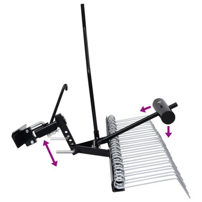 Râteau à gazon et aérateur Scarifier