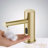 Brushed Gold Deck Mounted Commercial Touchless Faucet Stylish and Hygienic for High Traffic Spaces