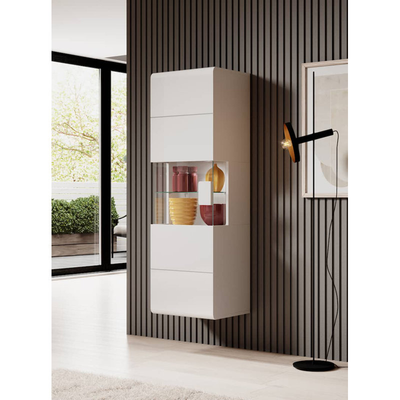 Toledo Display Cabinet, White