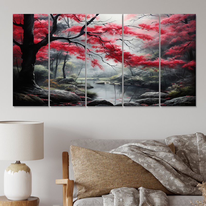 Impression sur toile 5 pièces