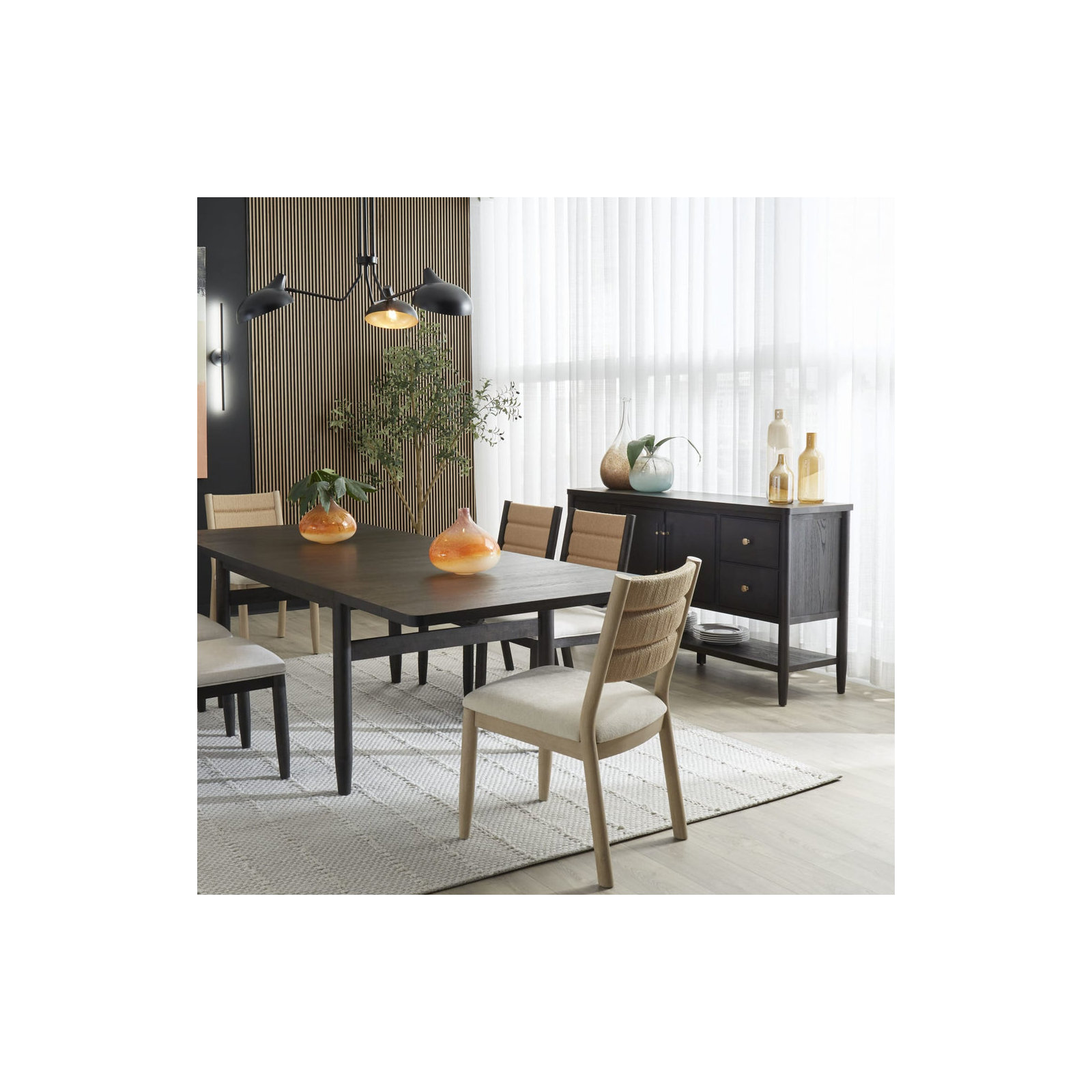 Shay Woven Side Chair, Natural