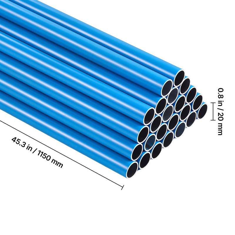 Trousse de tuyauterie pour compresseur d'air, 90 pi x 0,68 po au total, système de tuyauterie en aluminium pour air comprimé, résistant à la haute pression, étanche et facile à installer pour les garages et les ateliers.