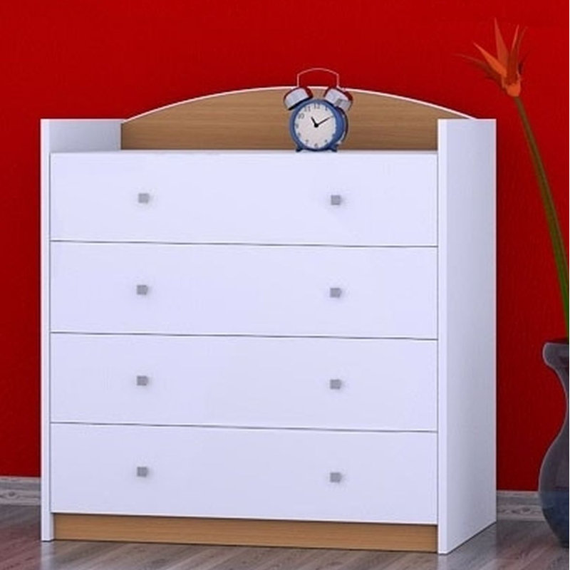 Nicklas 4 Drawer Chest, Beech