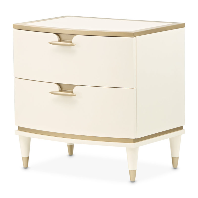 La Terrazza Nightstand - Creamy Pearl
