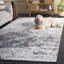 Tapis abstrait en coton tissé à la main en viscose Cuevas-407476285