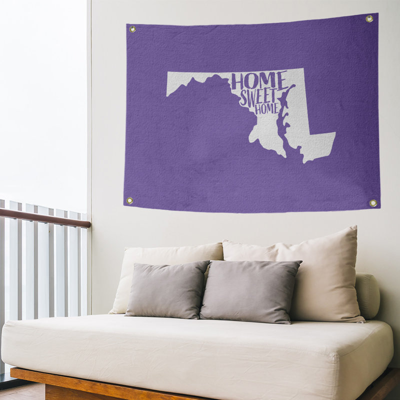 Tapisserie murale maryland, H 50 po x l 59 po, Mauve
