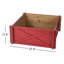  Collier pour arbre en bois rouge de 24,5 po (KD)-99007216