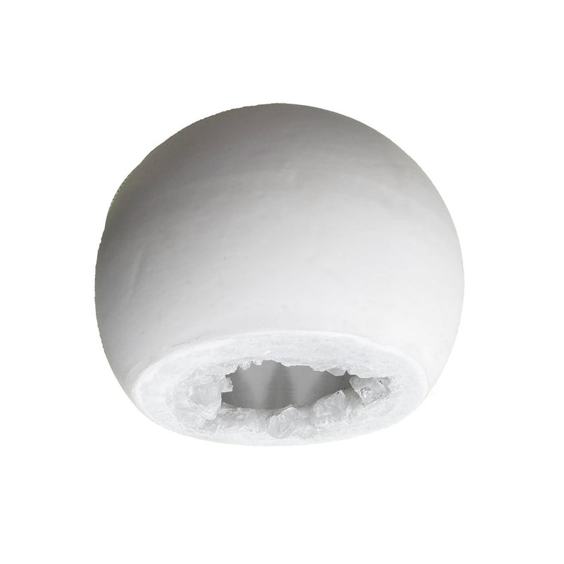 Geode 1 - Light Pendant, Matte White, Black