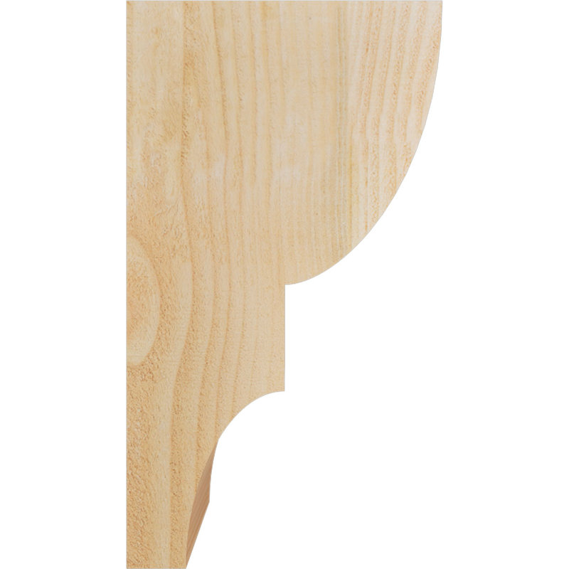 Corbeau Ridgewood, H 18 po x l 6 po x P 10 po, Sapin de Douglas, Sciage brut