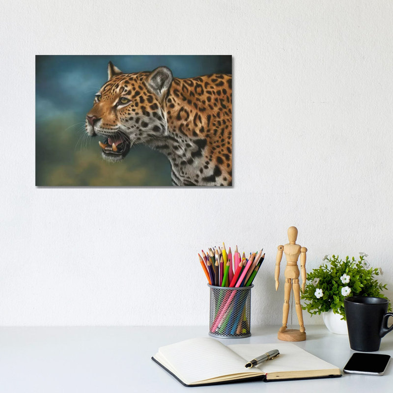 Jaguar 1 Piece Wall Art on Canvas, 20.32 cm H x 30.48 cm W, Canvas