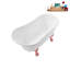 1300.5mm x 650.2mm Soaking Acrylic Bathtub-416679466-416679458