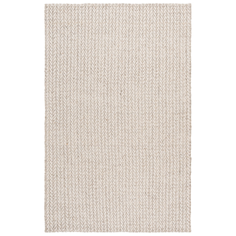 Palm Beach 616 laine à chevrons; Tapis à chevrons en sisal, Rectangulaire 8 pi x 10 pi