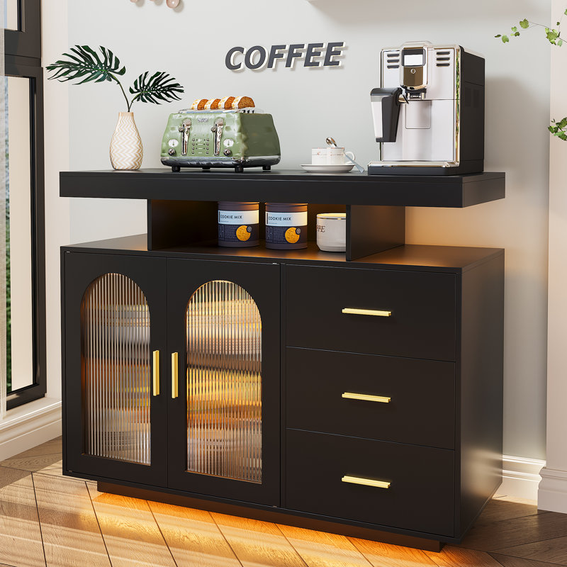 100cm Sideboard, Black
