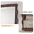 Medieval-Style Rectangular Wave-Shaped Frame Full-Length Mirror-118735309-118735310