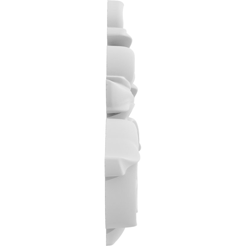 Rosette Elyria, H 4,5 po x l 4,5 po x P 0,63 po
