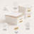 10 Pack Plastic Storage Bins with Lids and Handles