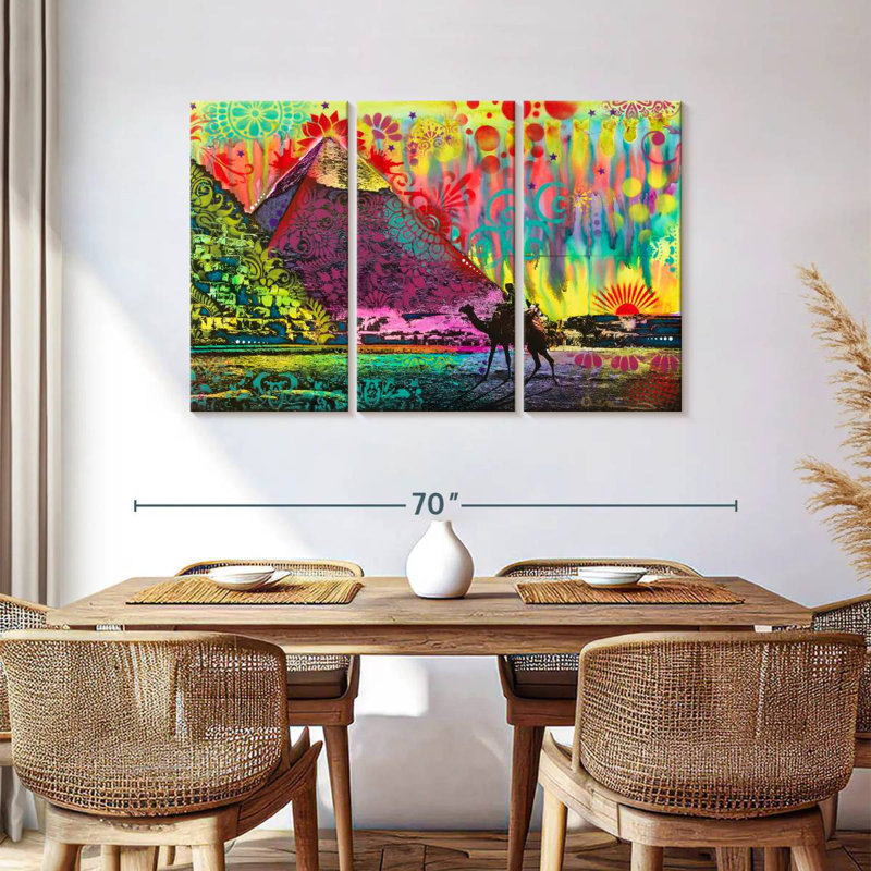 Adella Sunset At Cheops, 36" H x 57" W